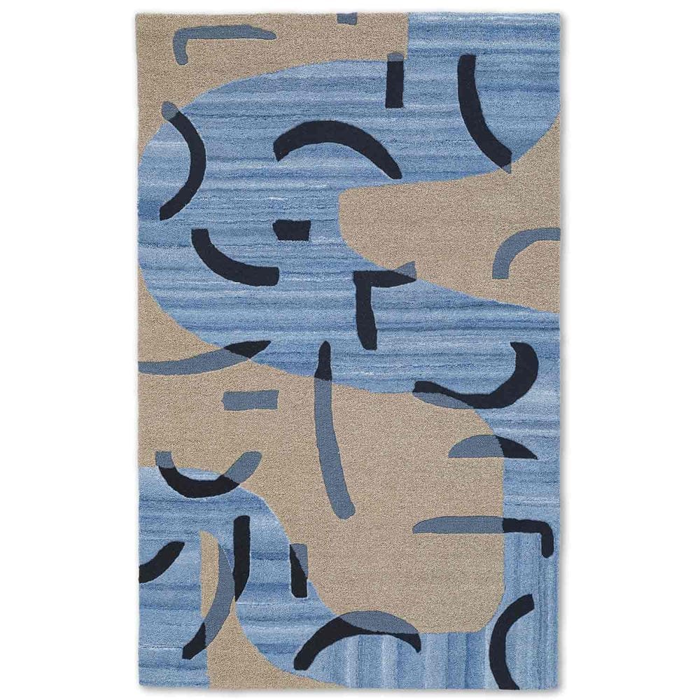 Earthy Azure Geometric Modern