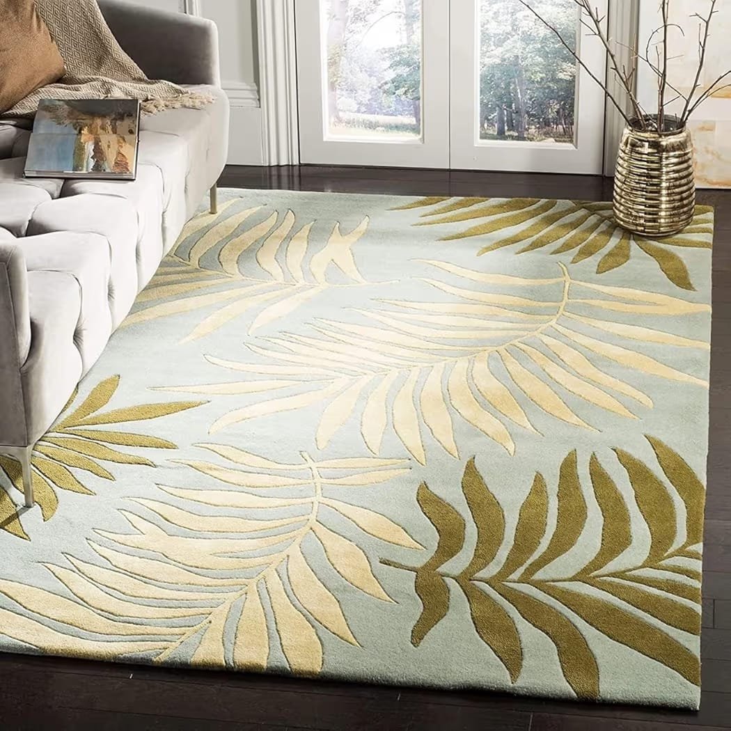 Emerald Saffron Silk Tapestry