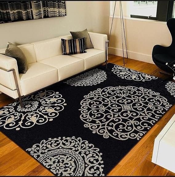 Nordic Monochrome Wool Carpet